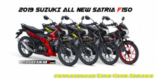 Suzuki Satria Fi 2019 Tiếp tục cập nhật thêm 4 phiên bản màu mới