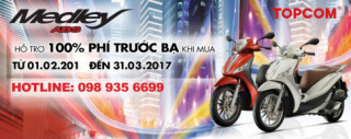 Xe vespa trả góp lãi xuất 0%