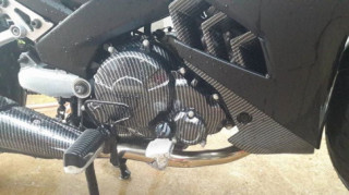 Exciter 150 độ cực ngầu với dàn chân Carbon hoàn hảo