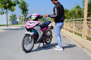 Exciter Phiên Bản 2017 Lên Bộ Tem Trùm GIBSON Cực Đẹp Của Biker Tây Ninh