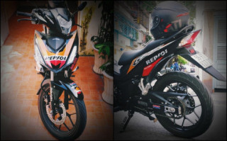 Honda Winner 150 độ đậm chất thể thao với bộ cánh Repsol