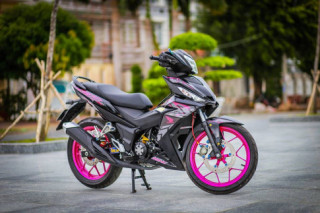 Winner 150 độ hồng cánh sen đầy đẹp trai của Biker Sài Gòn