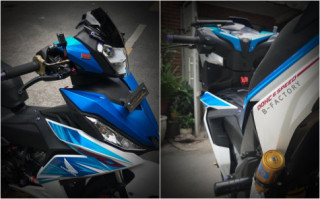 Winner 150 độ mang đôi chân chuyển màu đầy cách điệu
