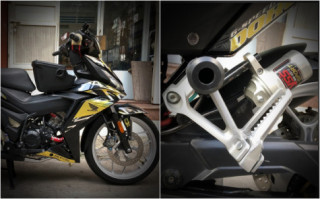 Winner 150 độ mang hơi thở siêu rát với ống xả Redleo