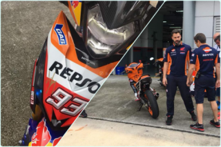 Winner 150 Repsol độ 1 gắp bất ngờ xuất hiện tại đường đua MotoGP 2018