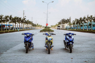 Bộ ảnh đẹp ngất ngây của 3 chiếc Exciter 135 gác cổng phía Nam ‘ Thủ Đô ’