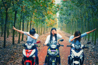Exciter 135 độ cực chất của Biker mê phượt