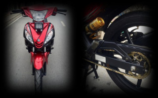 Exciter 135 độ đẹp trai với nhiều món đồ chơi đến từ Châu Âu
