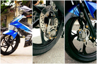 Exciter 135 độ hài hòa với phong cách áo nhỏ và dàn chân hiện đại