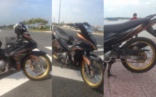 Exciter 135 độ mãn nhãn với dàn chân nhỏ đầy ấn tượng
