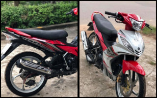 Exciter 135 độ nhẹ với dàn chân 2 thì đầy mạnh mẽ
