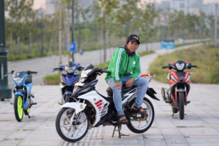 Exciter 135 kiểng nhẹ gây ấn tượng của chàng trai chạy Grabbike