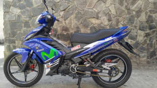 Exciter 135 phiên bản Movistar mang phong cách đường phố