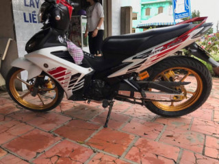 Exciter 135cc full sắc màu trắng đỏ với dàn chân cnc cực đỉnh