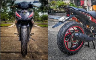 Exciter 150 độ đẹp đầy cá tính của biker Long Xuyên