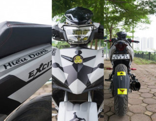 Exciter 150 độ phiên bản kỷ niệm 1 vạn km bên nhau của chủ xe và chiến mã