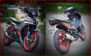 Exciter 2010 độ chất nhất quả đất với phần đuôi từ người anh em Exciter 150