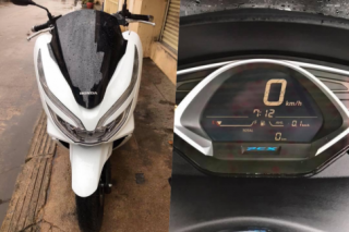 Honda PCX 2018 với những cận cảnh ngoài thực tế