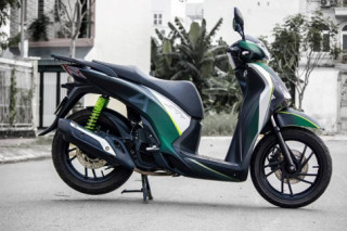 Sơn phối màu độc cho bộ cánh Honda SH đầy ấn tượng