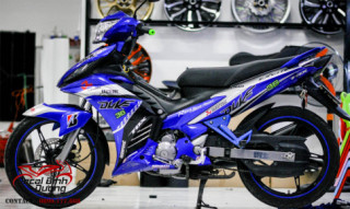Tổng Hợp Những Mẫu Tem Exciter 135 Xanh Trắng Đẹp Nhất Cho Dịp Lễ Tết