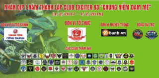 Club Exciter 93 ‘ Chung niềm đam mê ’ nhìn lại chặn đường I năm đã qua