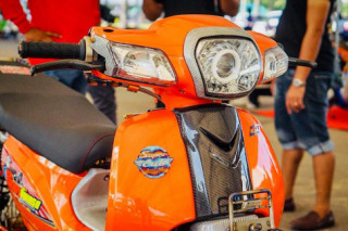 Cub Fi độ hại não với hệ thống phanh ‘xem xong ngã ngửa’ của biker Thái