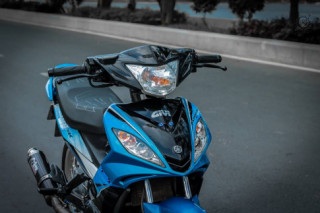 Exciter 135 trang bị nhiều đồ chơi chất điệu đà khoe dáng trên phố
