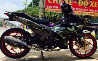 Exciter 150 chiến binh Camo nhẹ nhàng tạo ấn tượng