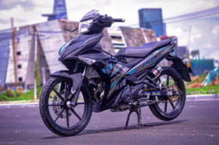Exciter 150 độ kiểng đậm chất thể thao với phong cách Full Black huyền bí