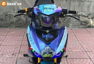 Exciter 150 độ siêu bén với phiên bản Sói Đen của biker Quảng Ninh