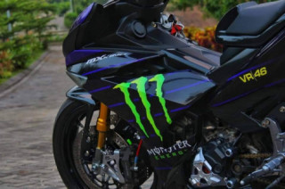Exciter 150 lột xác với phong cách Monster Energy cùng dàn chân CBR600 hầm hố
