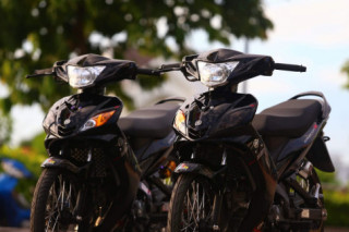 Exciter 2006 độ: cặp đôi ‘chiến thần bóng đêm’ sở hữu đôi mắt ma mị