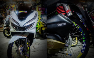 PCX 150 2018 độ - màn lột xác tuyệt đỉnh với đôi chân đầy ma thuật