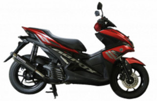 Aerox 155 trang bị ống xả Sakura chính thức bán tại hãng Yamaha Indonesia