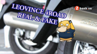 Cách phân biệt pô Leovince 4Road Real 