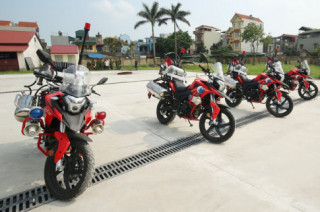 Chi tiết môtô đặc chủng của cảnh sát chữa cháy Việt Nam