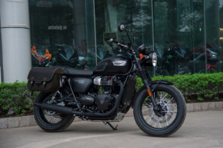 Chi tiết Triumph Bonneville T100 Black 2017 đầu tiên vừa về Việt Nam