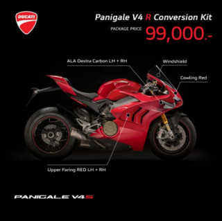 Ducati Panigale V4 độ thành V4 R với gói trang bị ‘Panigale V4 R Conversion Kit’