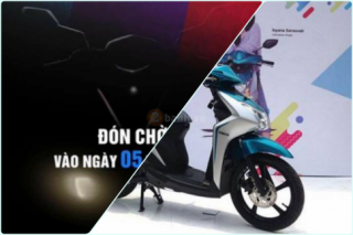 Lộ diện xe tay ga mới của Yamaha vào ngày 5/4 tới