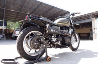 TRIUMPH Thruxton 900 độ chất chơi với phong cách Scrambler