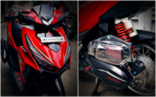 Vario 150 độ bước lột xác ngoạn mục với đôi chân chém gió