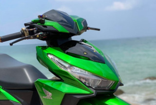 Vario 150 độ: chú két xanh lá sở hữu đôi đắt giá khiến người xem ao ước