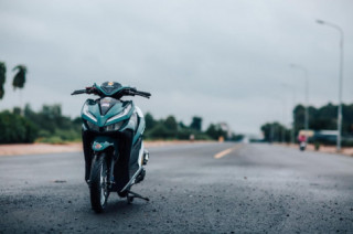 Vario 150 độ cực chất và mới lạ trong bộ cánh xanh lục hiếm thấy