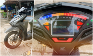 Vario 150 độ đồng hồ Koso cực chất cùng dàn đồ chơi siêu đắt đỏ