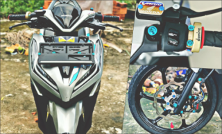 Vario 150 độ hết bài với dàn chân lưỡi lam siêu nét