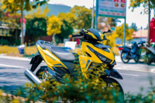 Vario 150 độ khoác bộ cánh vàng tươi như cây mai ngày tết
