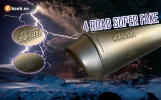 Xuất hiện pô Leovince 4Road giống mẫu Ý đến kinh ngạc