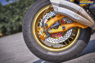 Yamaha Force 155 độ - nữ thần cá tính với tone màu hồng của biker xứ Đài