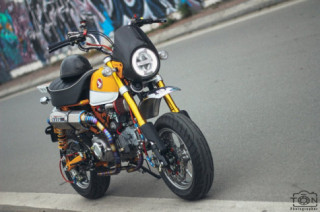 Cận cảnh Monkey 125 độ SIÊU KHỦNG KHIẾP của biker đến từ Vũng Tàu
