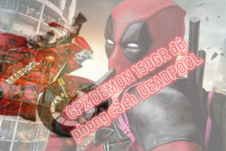 GPX 150 GR độ lầy lội với phong cách DEADPOOL của biker nước bạn
